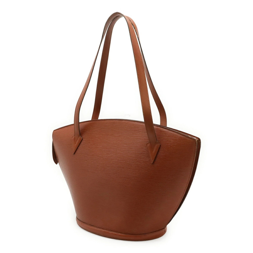 LOUIS VUITTON Brown Leather Tote Bag - Picture 3 of 10